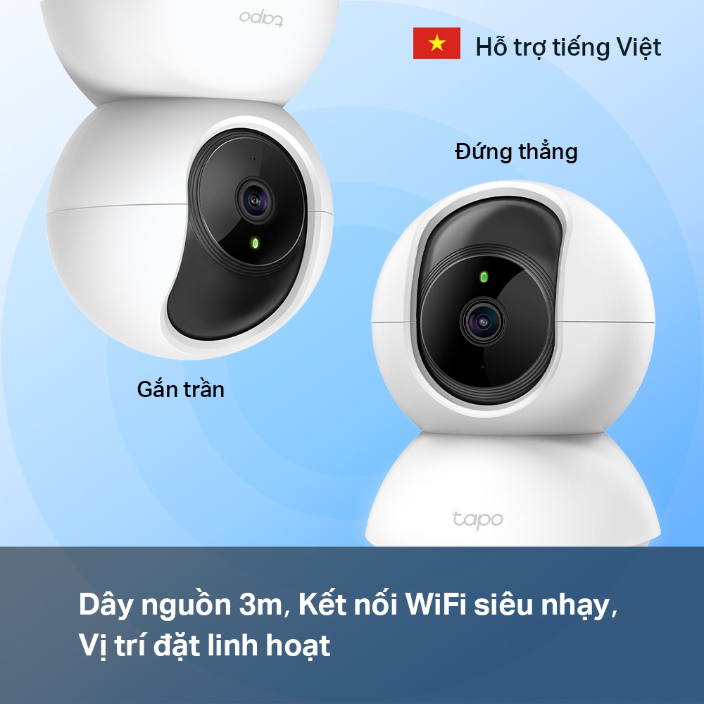 Camera Wifi TP-Link Tapo C200 / C210 Full HD 1080P 360 độ Giám Sát An Ninh